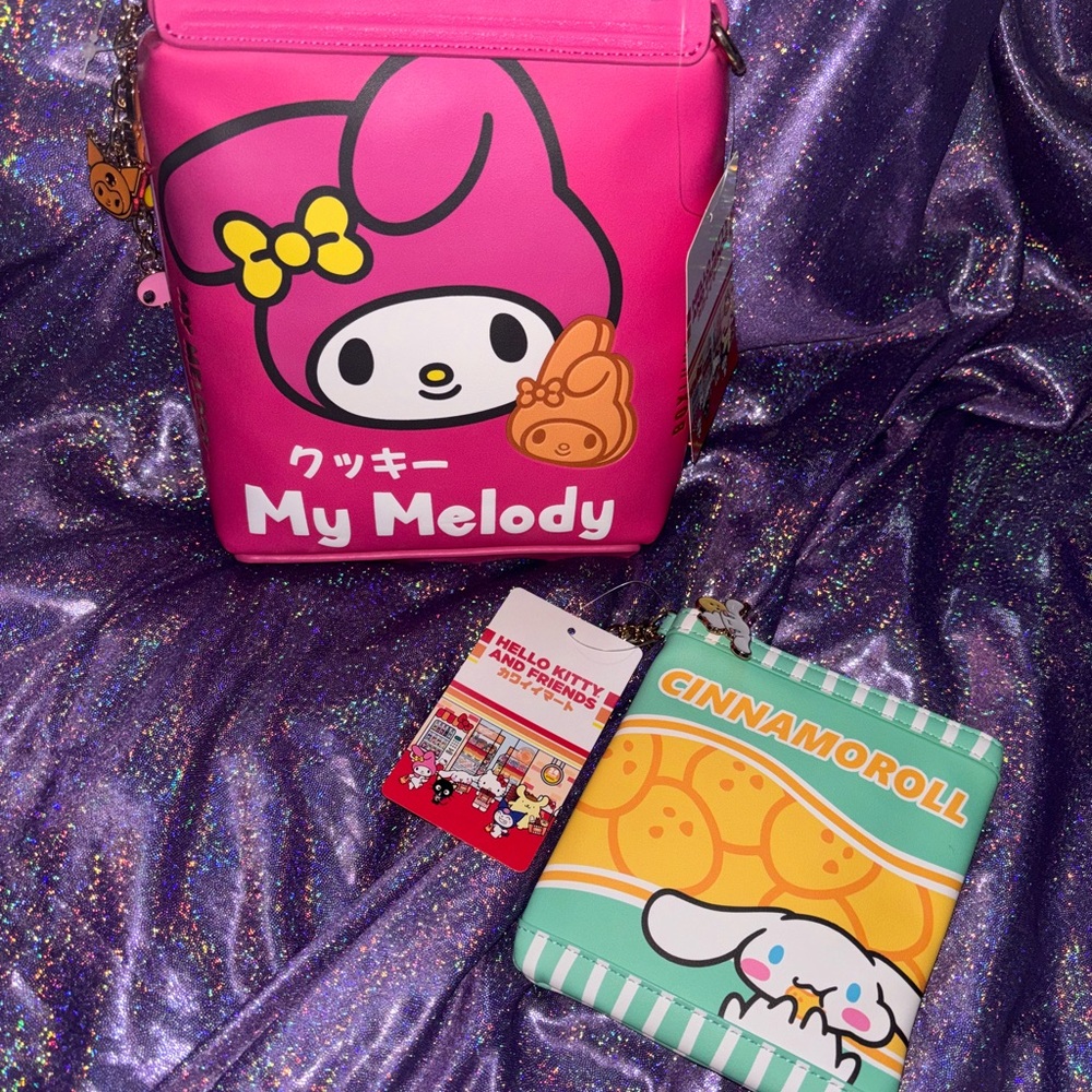 Exclusive Sanrio My Melody & Kuromi Chip Crossbody Set
